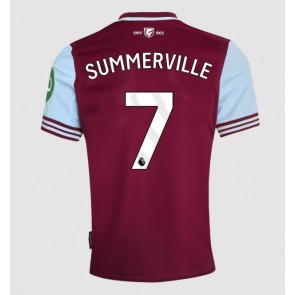 West Ham United Crysencio Summerville #7 Domácí Dres 2024-25 Krátký Rukáv